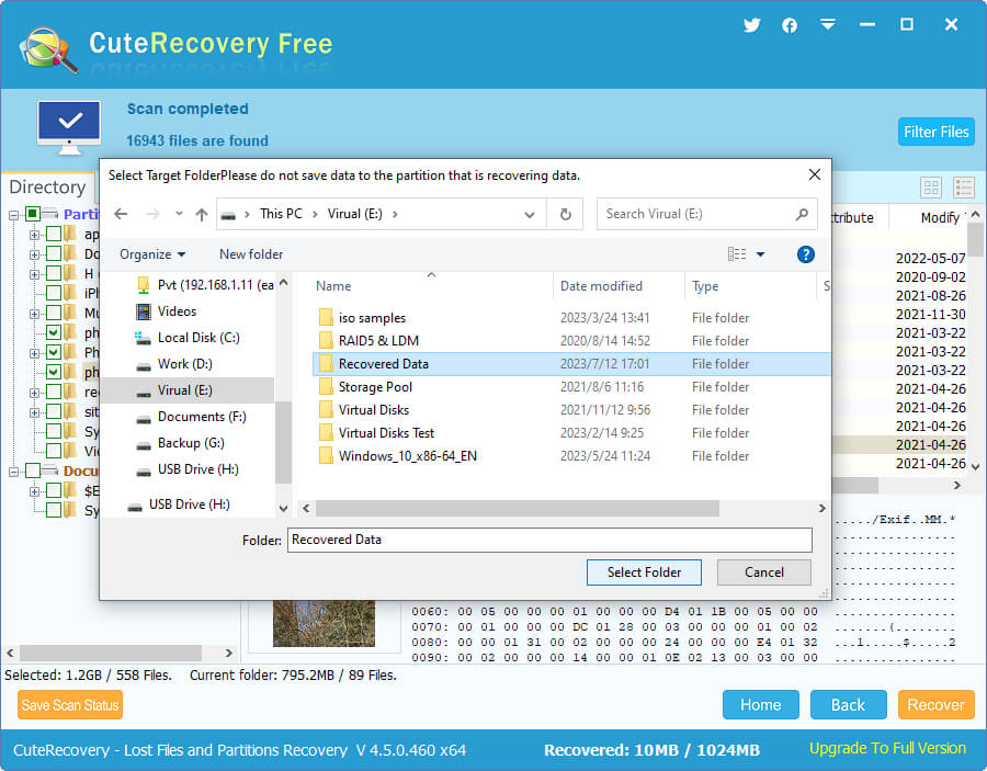 recover deleted files free